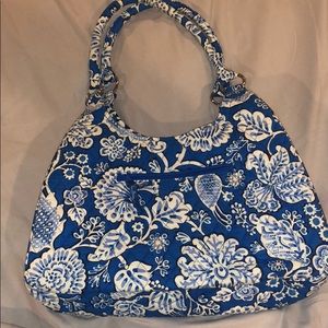 Vera Bradley Large Hobo in Blue Lagoon print.